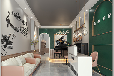 萧山琴行装修设计_案例效果图