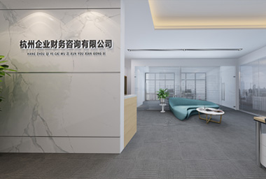 萧山财务咨询公司办公室装修设计_案例效果图