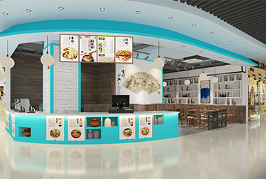 萧山酸辣粉店装修设计_案例效果图