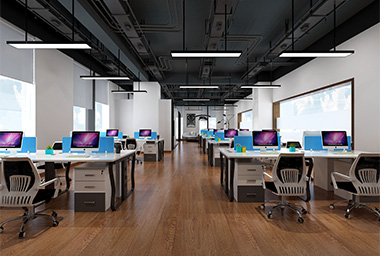 萧山办公大厦装修设计_案例效果图