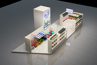 萧山商场档口店铺装修设计_案例效果图