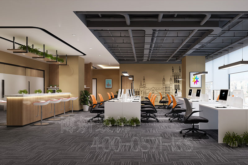 杭州下沙办公室装修设计-案例效果图