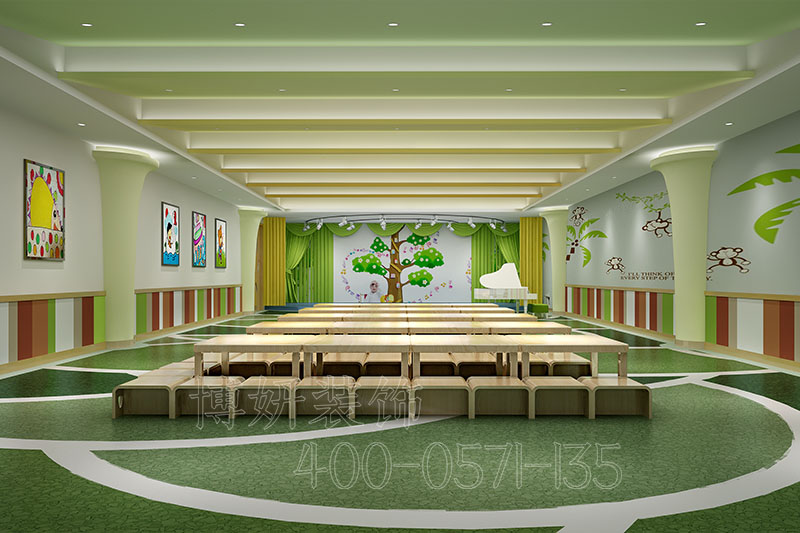 杭州幼儿教育培训机构装修-双语教育培训机构装修实景图片 3