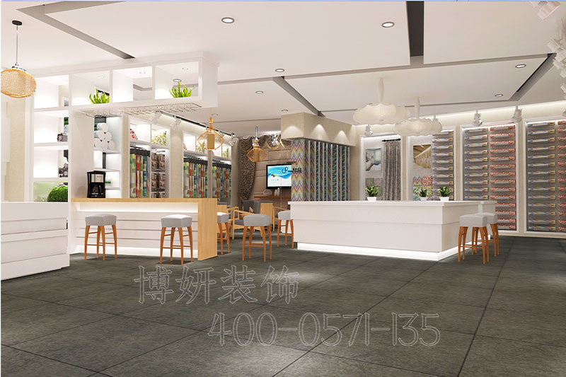 杭州壁纸展厅装修设计-壁纸展厅装饰案例实景图 2