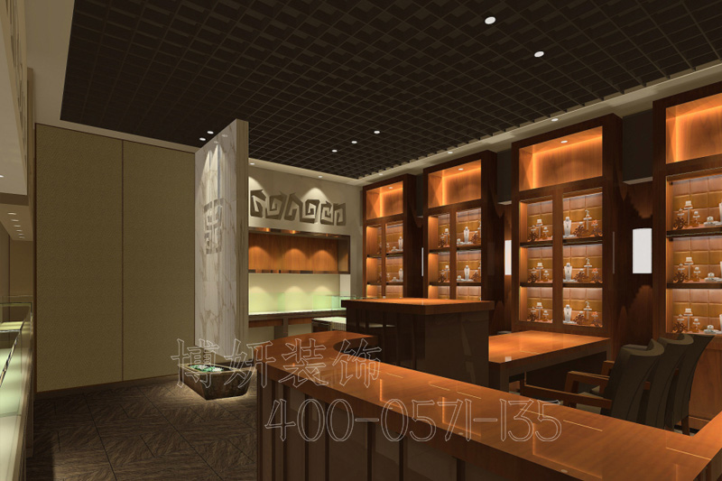 杭州高端珠宝店装修设计-案例效果图 2