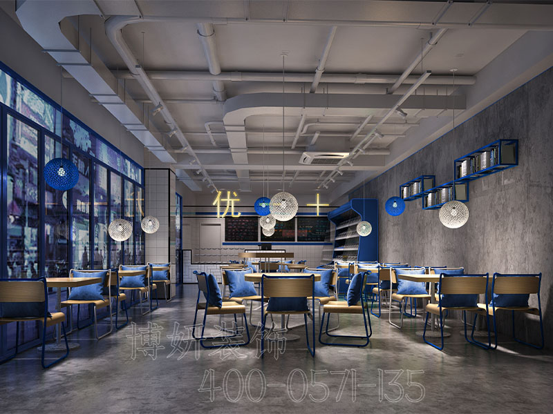杭州麻辣烫店装修设计-案例效果图 3