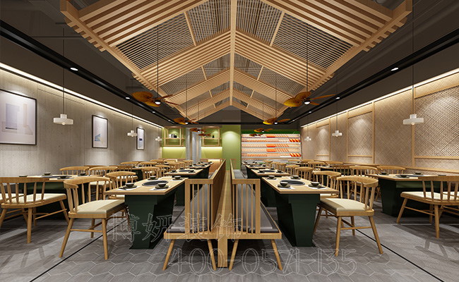 杭州火锅店装修装饰,火锅店怎么装饰好看,火锅店装修