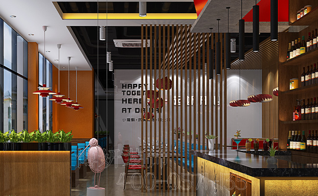 杭州火锅店装修设计-火锅店设计实景图册 3