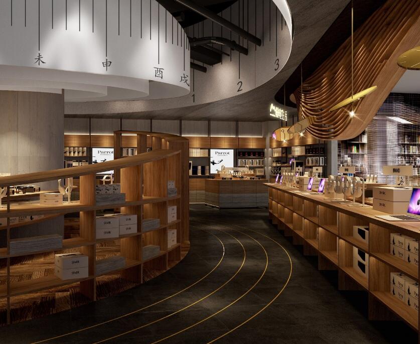 杭州手机店铺装修,杭州专业手机店装修设计效果,杭州手机店铺装修设计公司