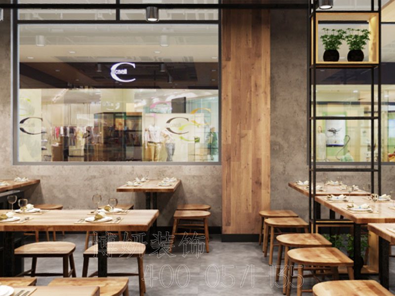 杭州如何打造一个受人欢迎的餐饮店铺？杭州面馆饺子馆装修设计案例
