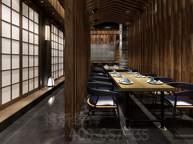 杭州日式餐厅装修,杭州日式餐厅装潢设计公司,杭州日式餐厅装修效果图,杭州装修公司