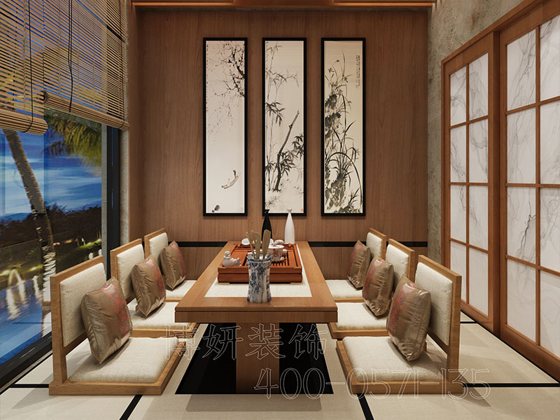 杭州日料店装修设计，精致美味，精致设计